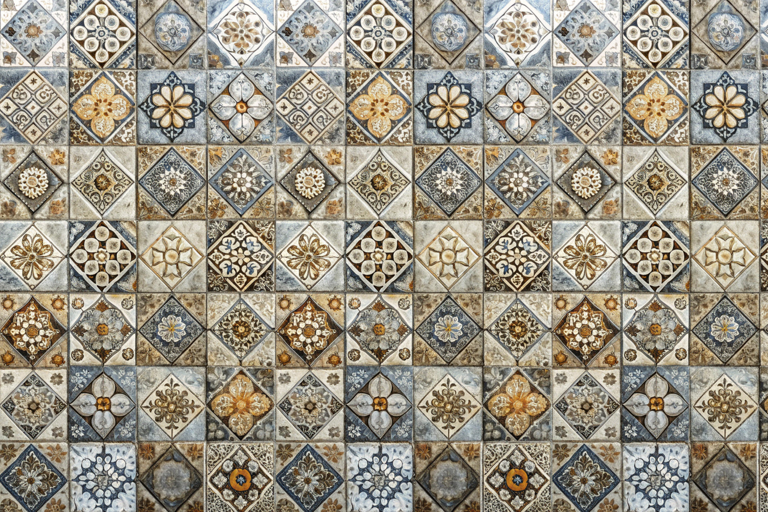 Badrückwand Patchwork