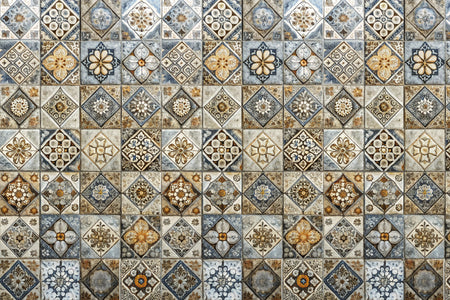 Badrückwand Patchwork