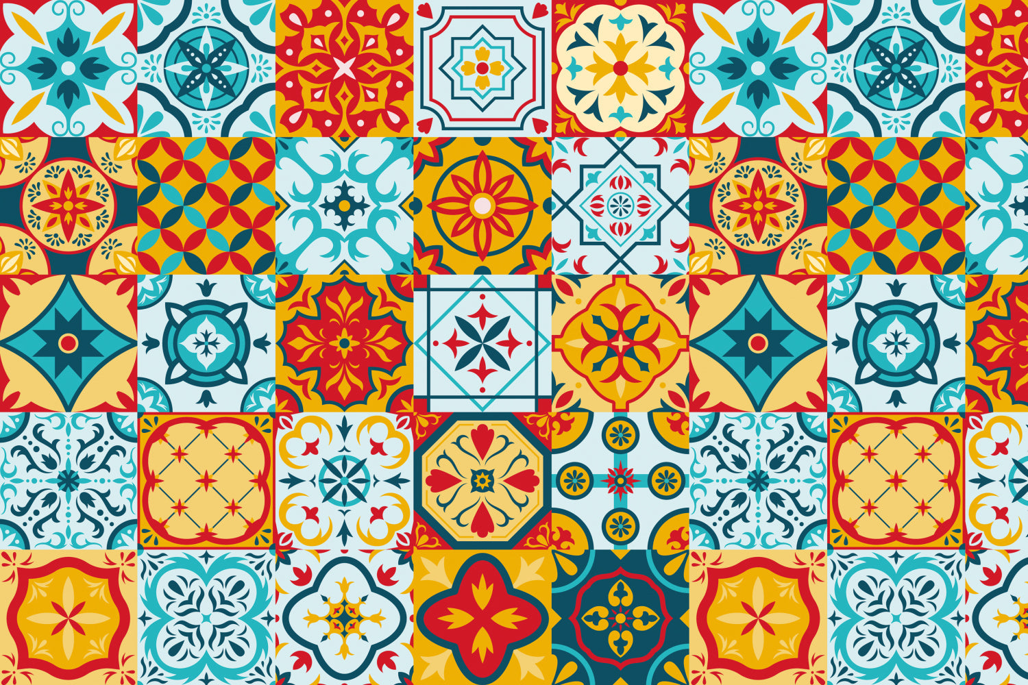 Waschbeckenrückwand Patchwork