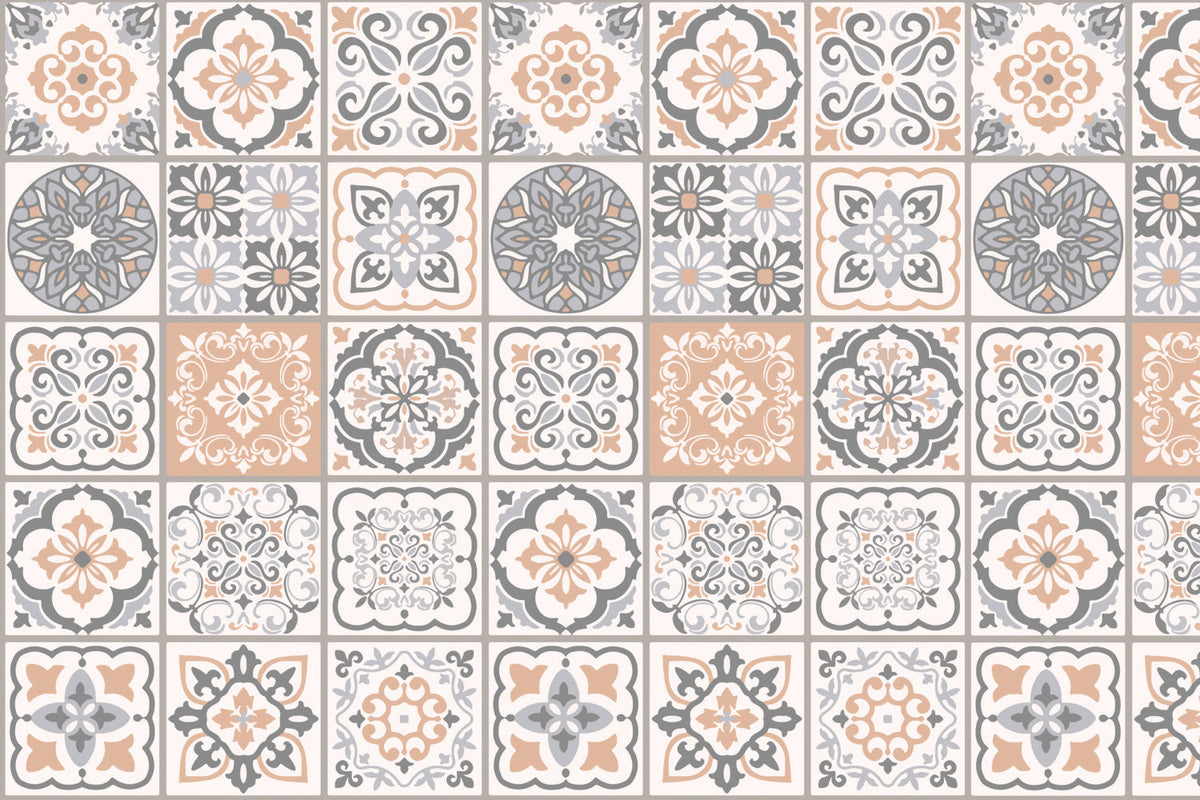 Waschbeckenrückwand Patchwork