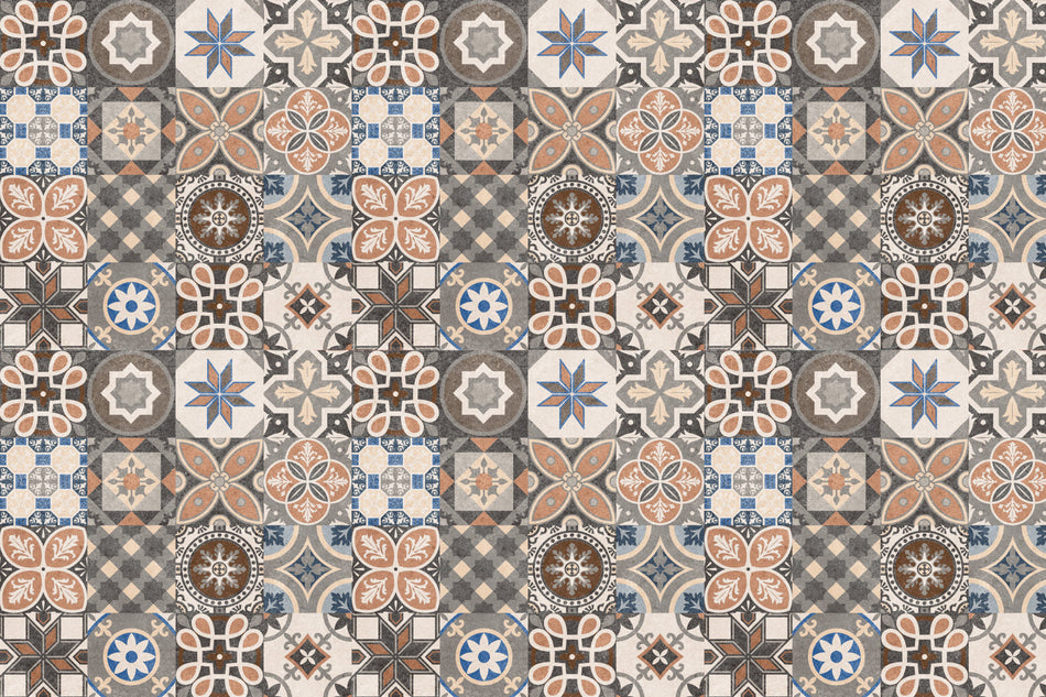 Badrückwand Patchwork
