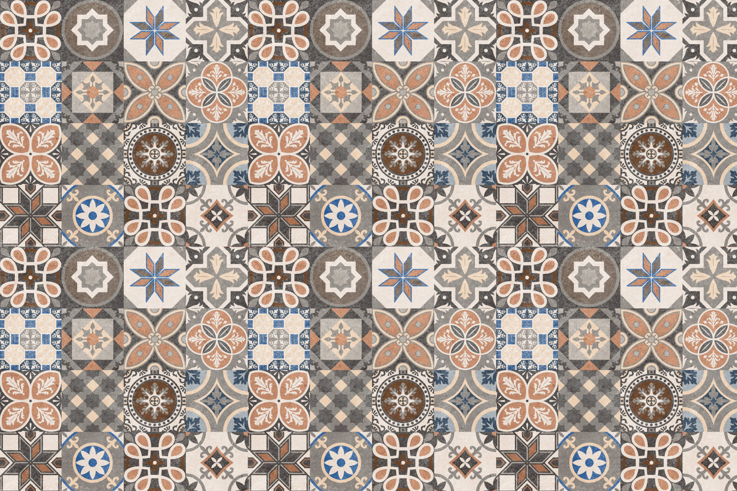 Waschbeckenrückwand Patchwork