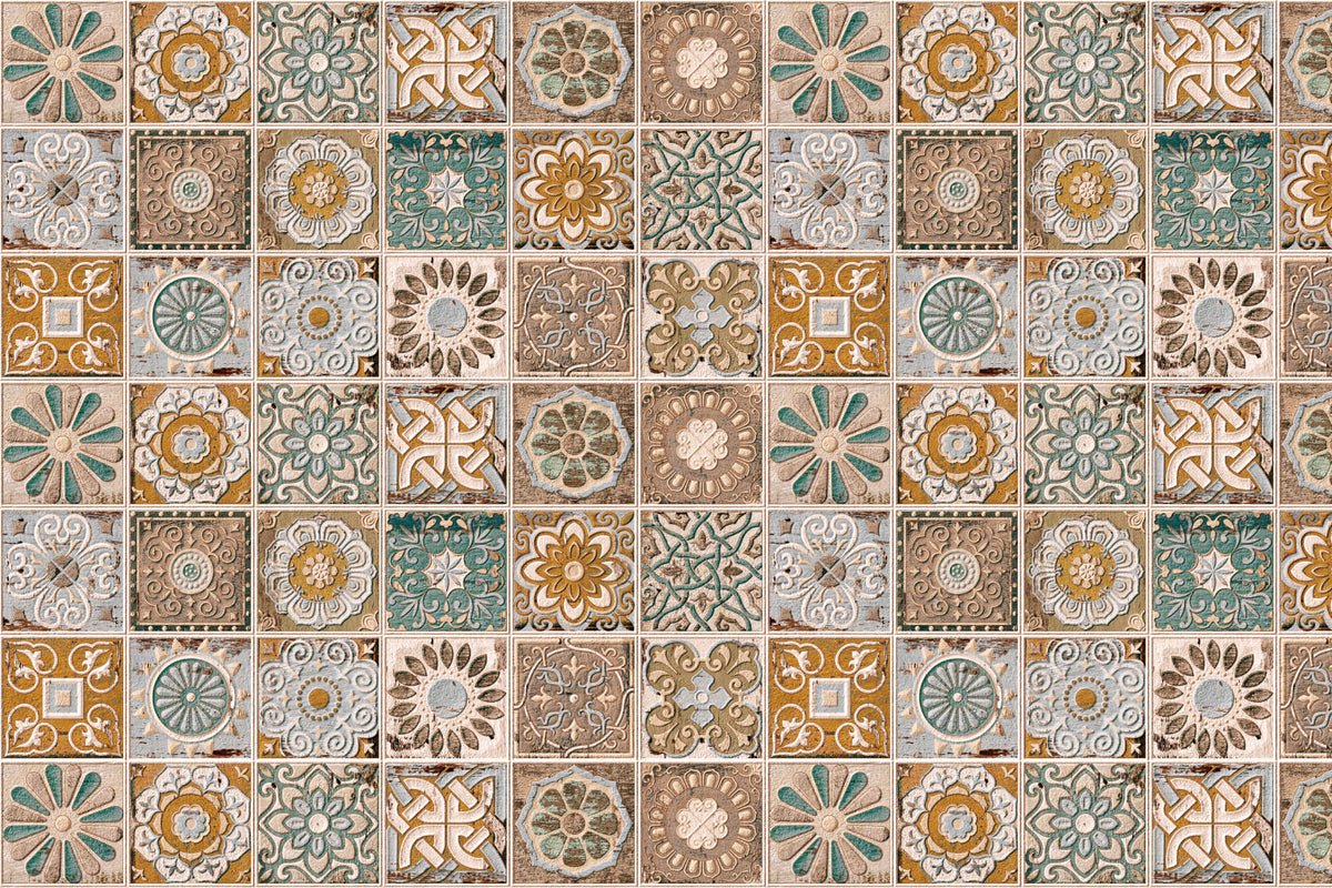 Badrückwand Patchwork