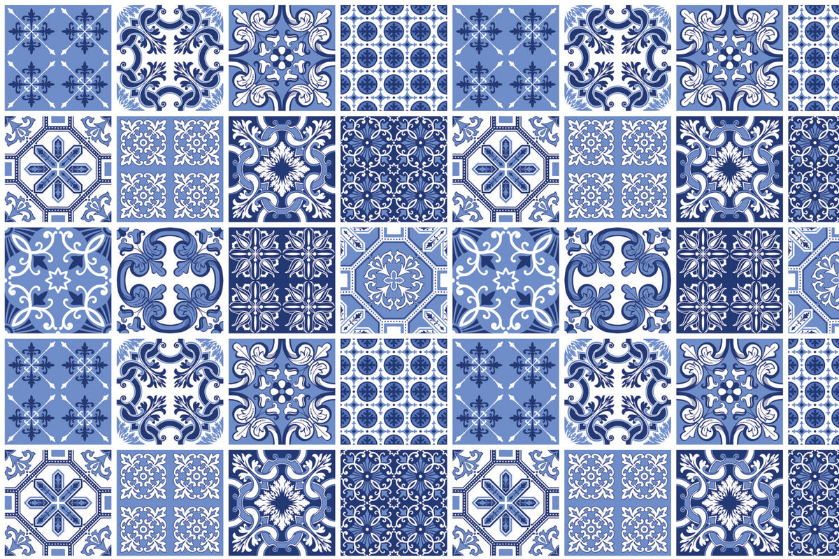 Waschbeckenrückwand Patchwork