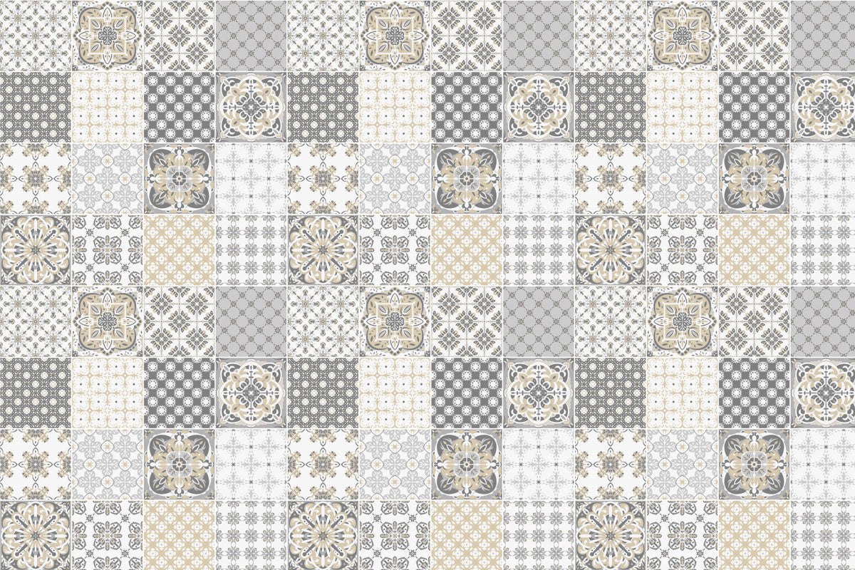 Badrückwand Patchwork