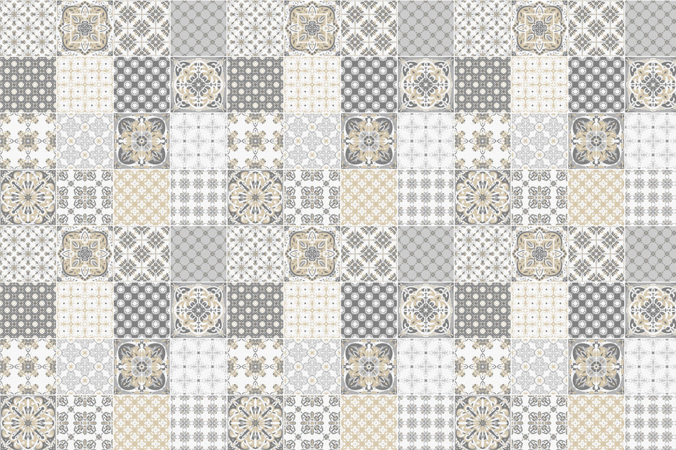 Waschbeckenrückwand Patchwork
