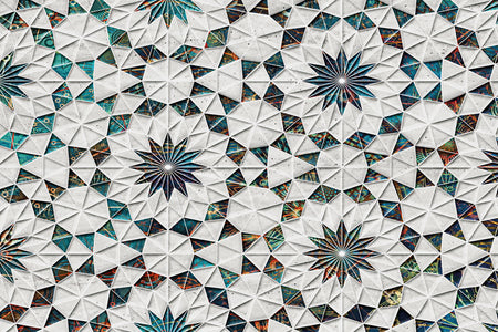 Waschbeckenrückwand Patchwork