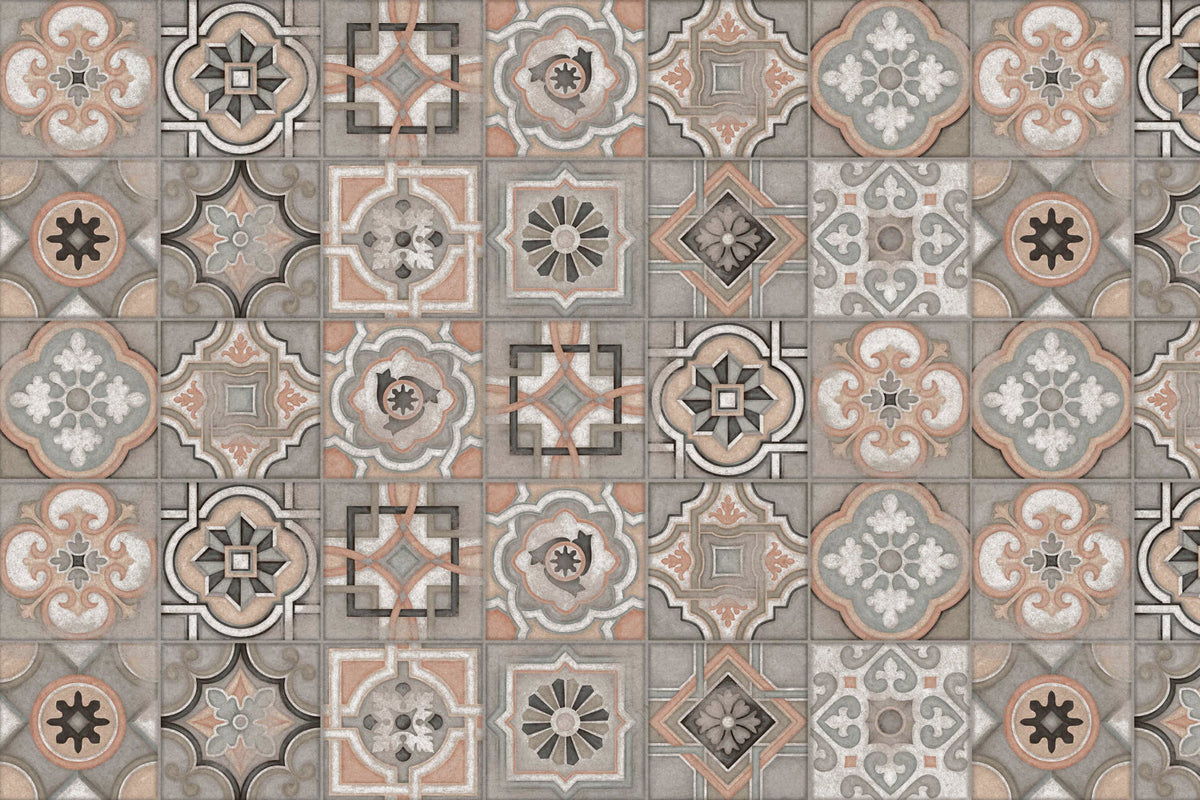 Waschbeckenrückwand Patchwork