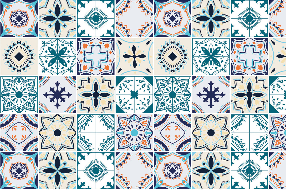 Badrückwand Patchwork