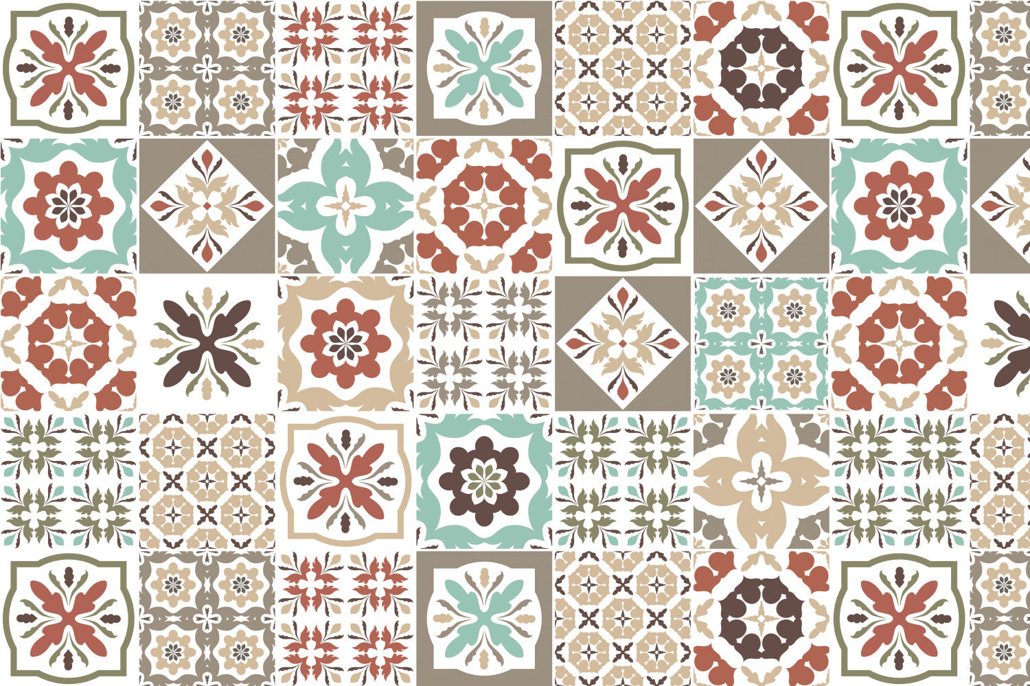 Badrückwand Patchwork