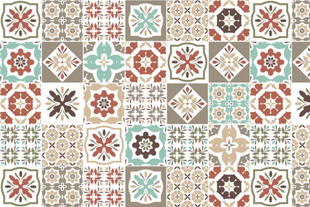 Badrückwand Patchwork