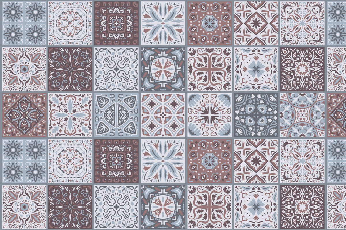 Waschbeckenrückwand Patchwork