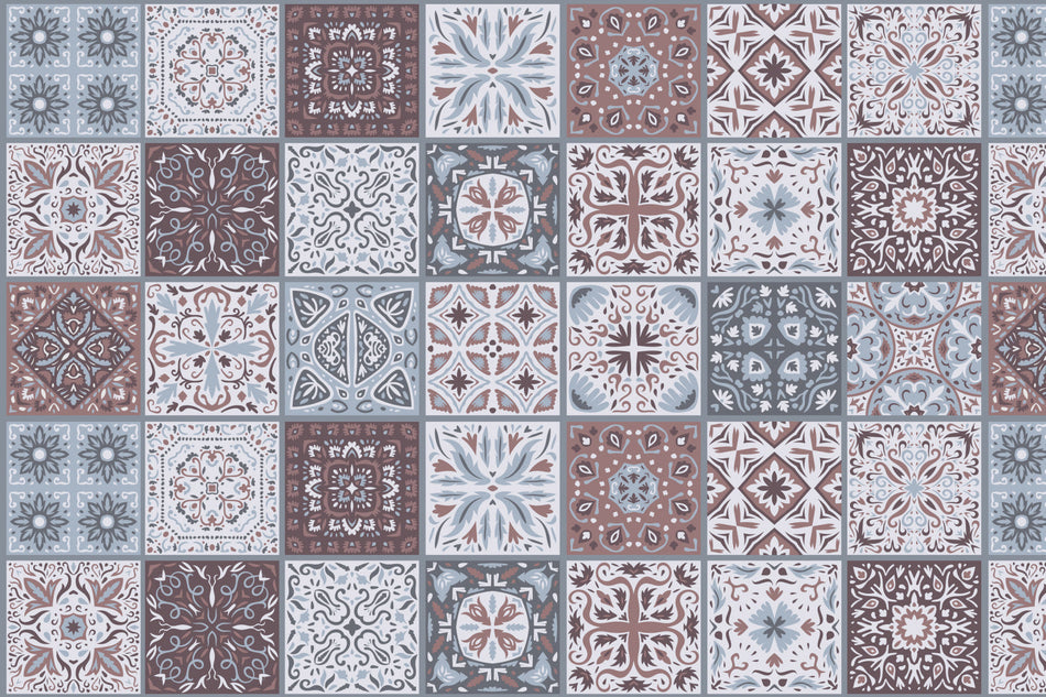 Waschbeckenrückwand Patchwork