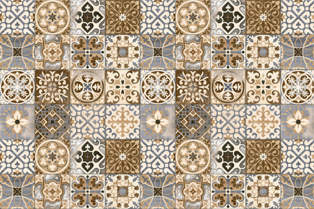 Waschbeckenrückwand Patchwork