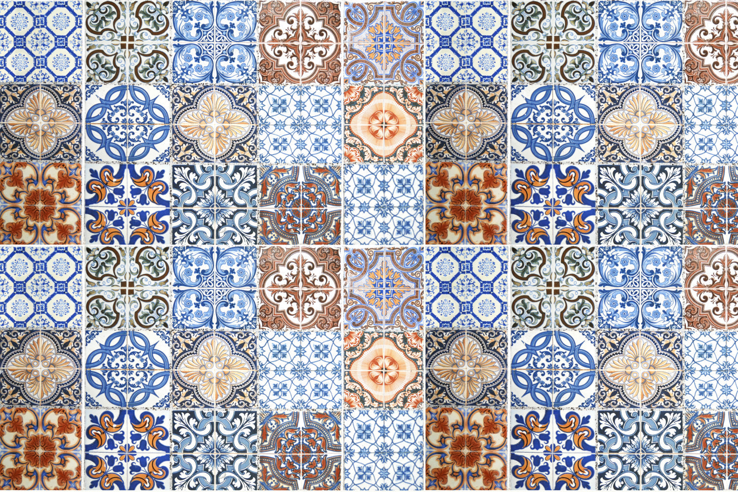 Badrückwand Patchwork