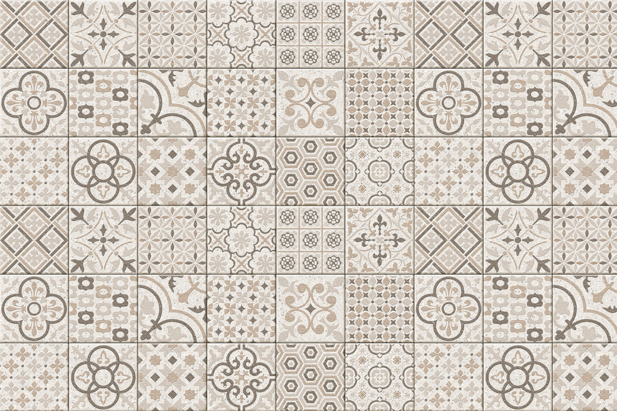 Badrückwand Patchwork