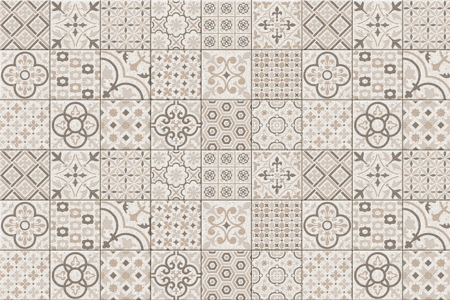 Badrückwand Patchwork