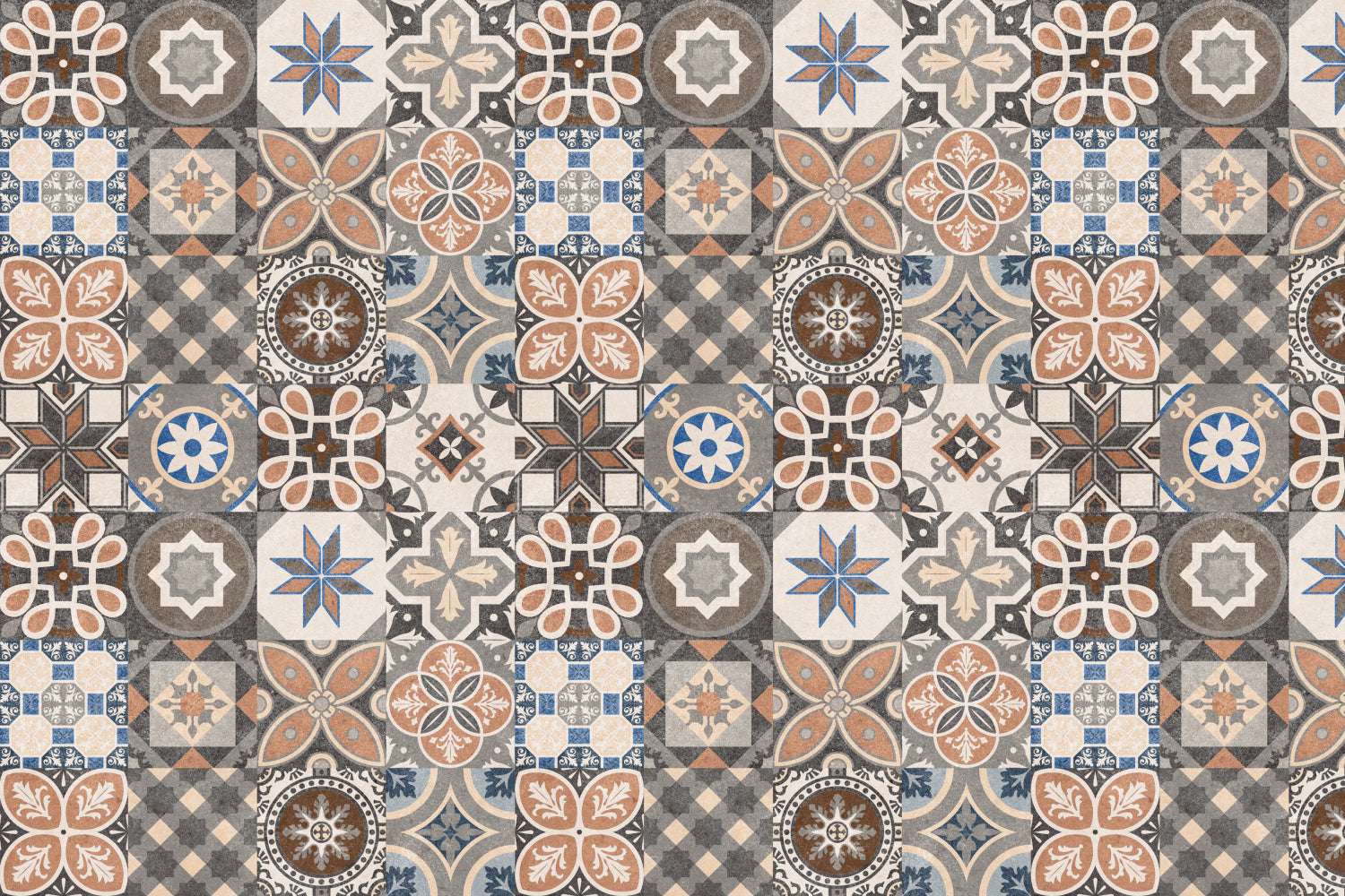 Badrückwand Patchwork