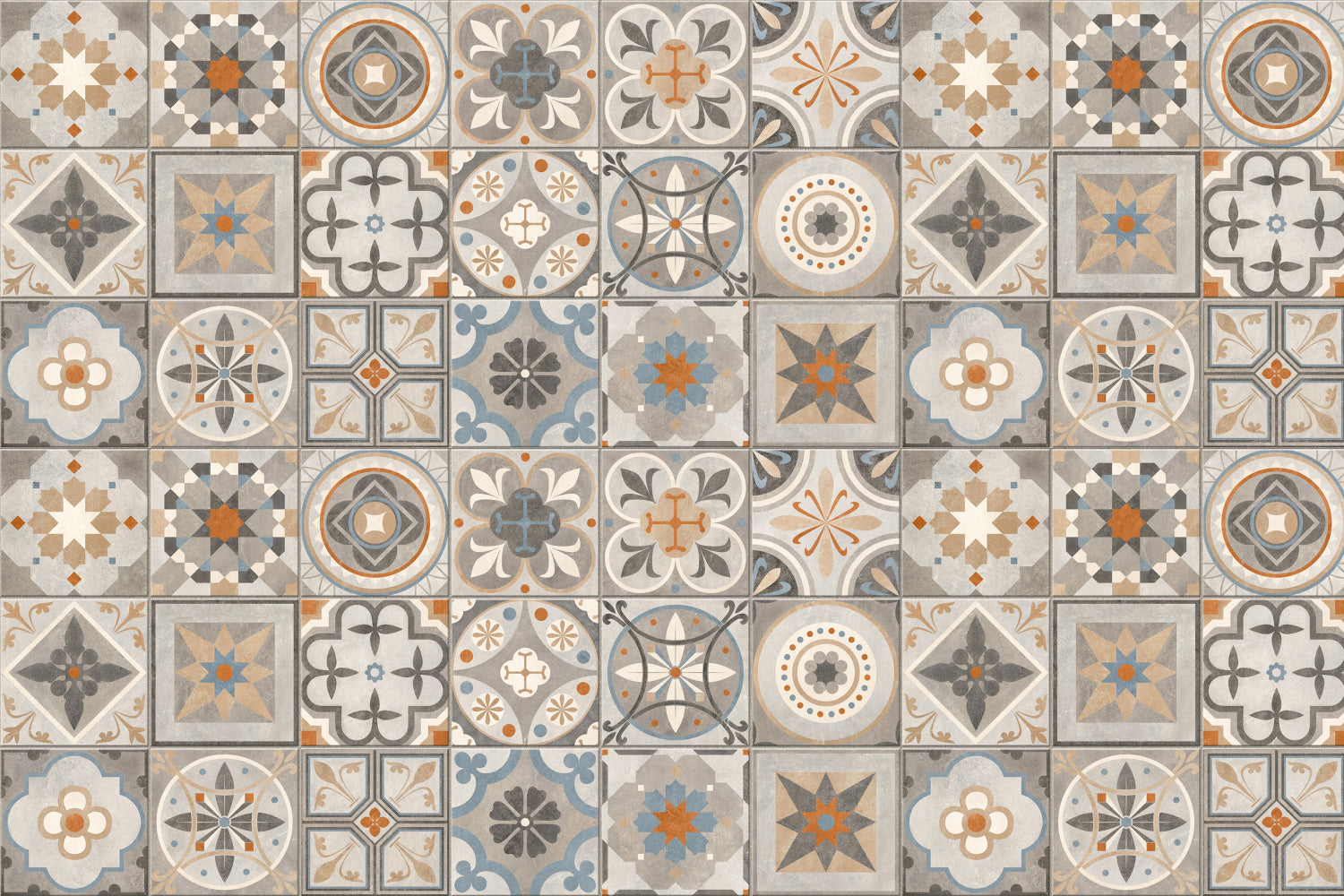 Waschbeckenrückwand Patchwork