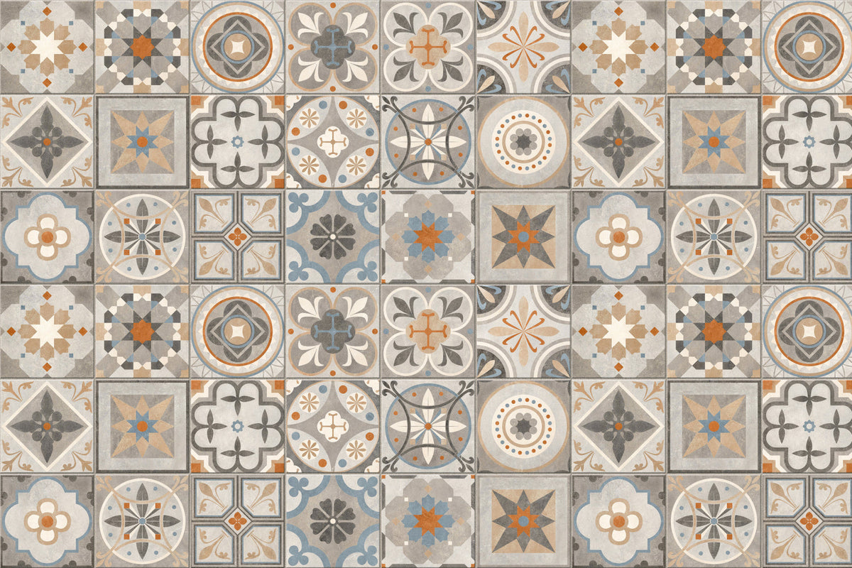 Badrückwand Patchwork