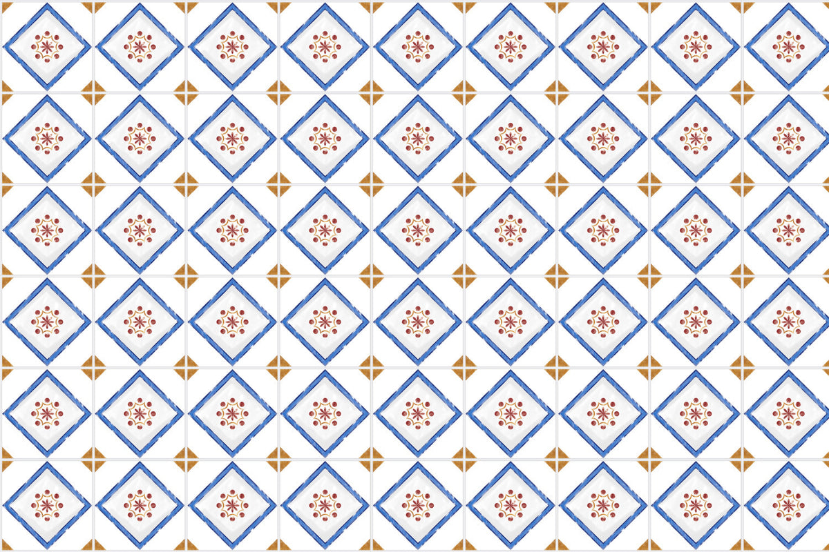 Badrückwand Patchwork