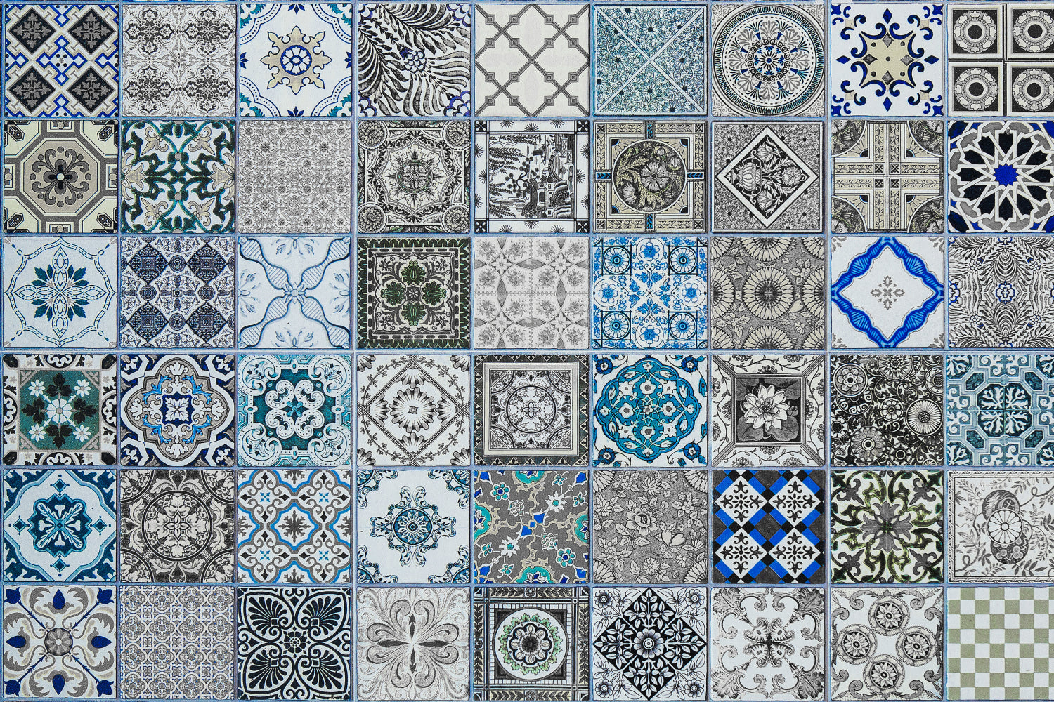 Badrückwand Patchwork