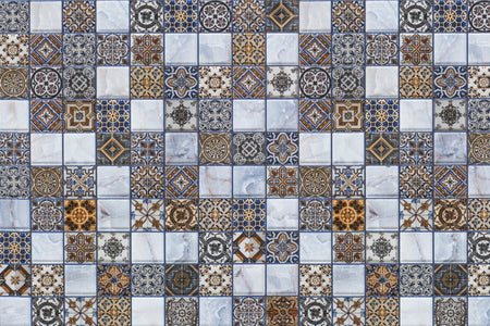 Badrückwand Patchwork