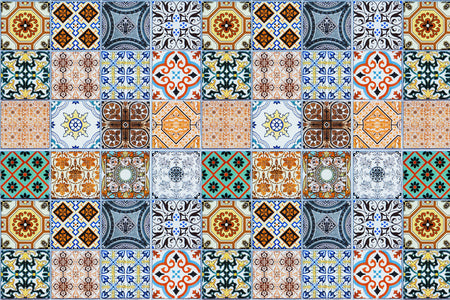 Waschbeckenrückwand Patchwork