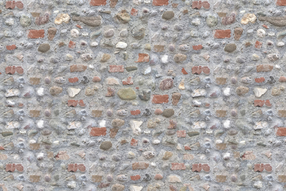 Badrückwand Steinoptik