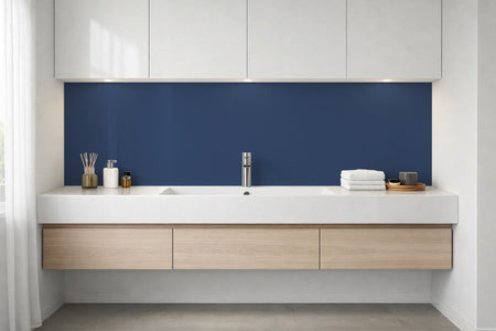 Waschbeckenrückwand Einfarbig RAL 5000 Violettblau