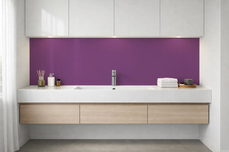 Waschbeckenrückwand Einfarbig RAL 4008 Signalviolett