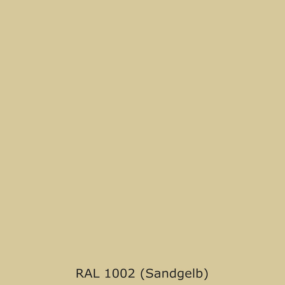 Waschbeckenrückwand Einfarbig #D6C89A RAL 1002 (Sandgelb)