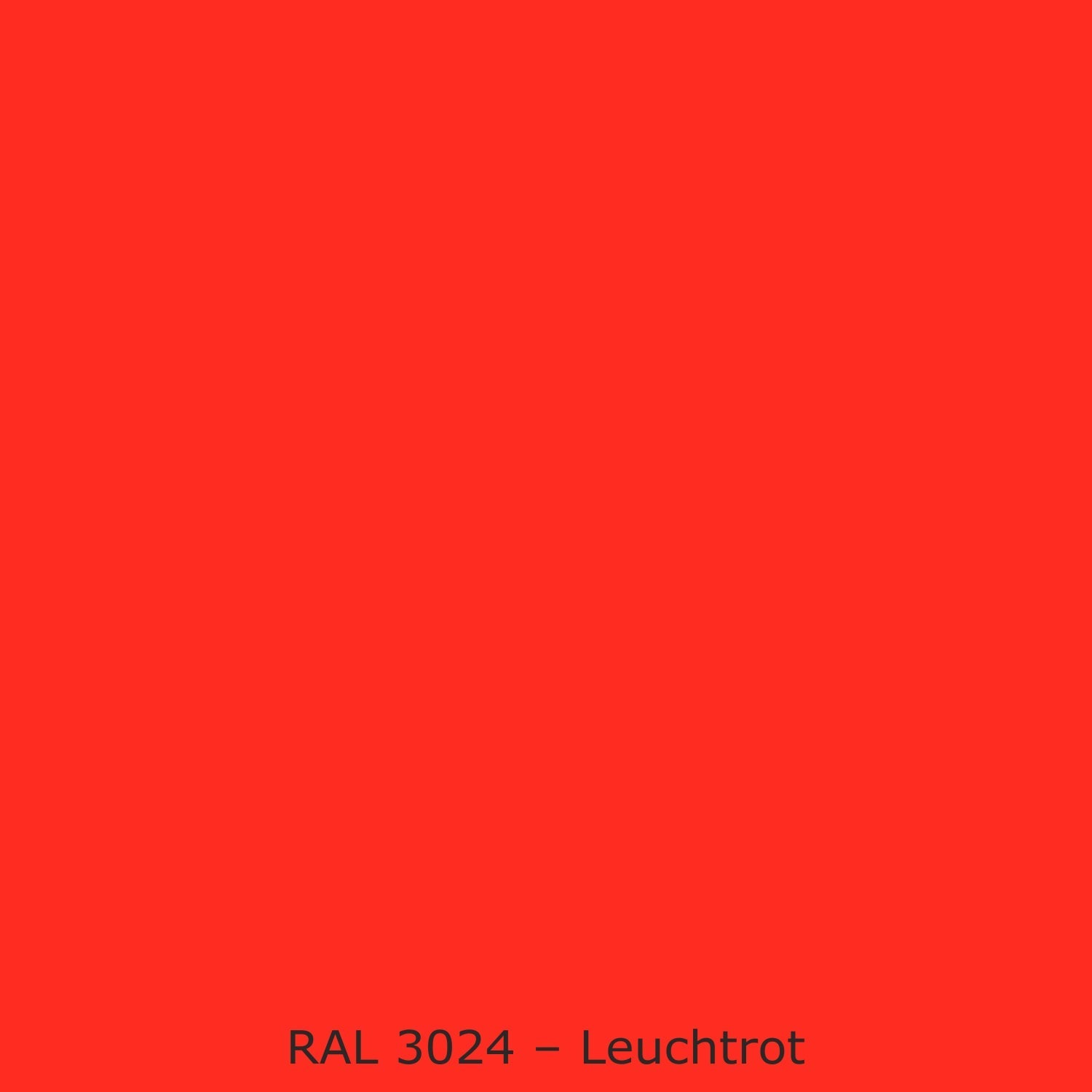 Badewannenverkleidung Einfarbig #FF2D21 RAL 3024 – Leuchtrot