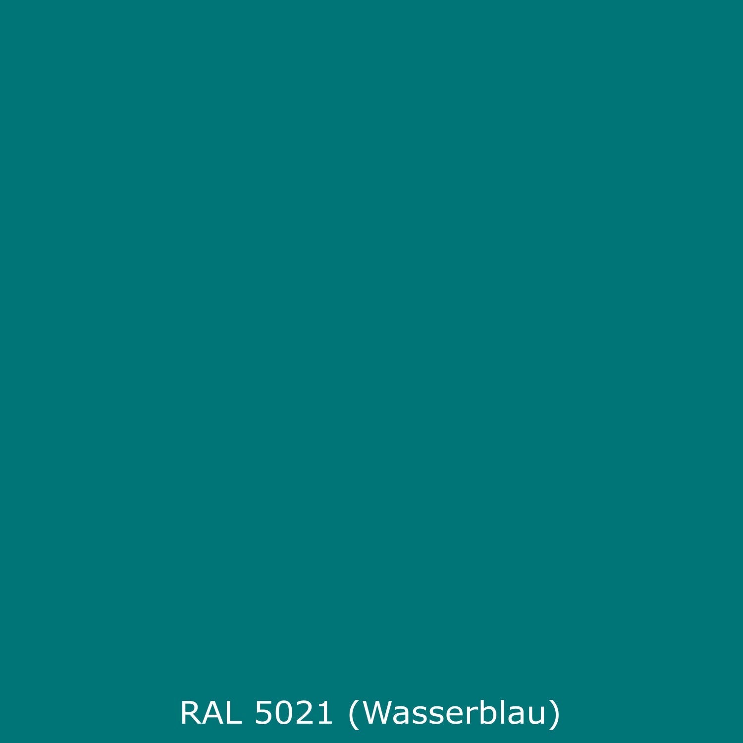 Waschbeckenrückwand Einfarbig RAL 5021 (Wasserblau)