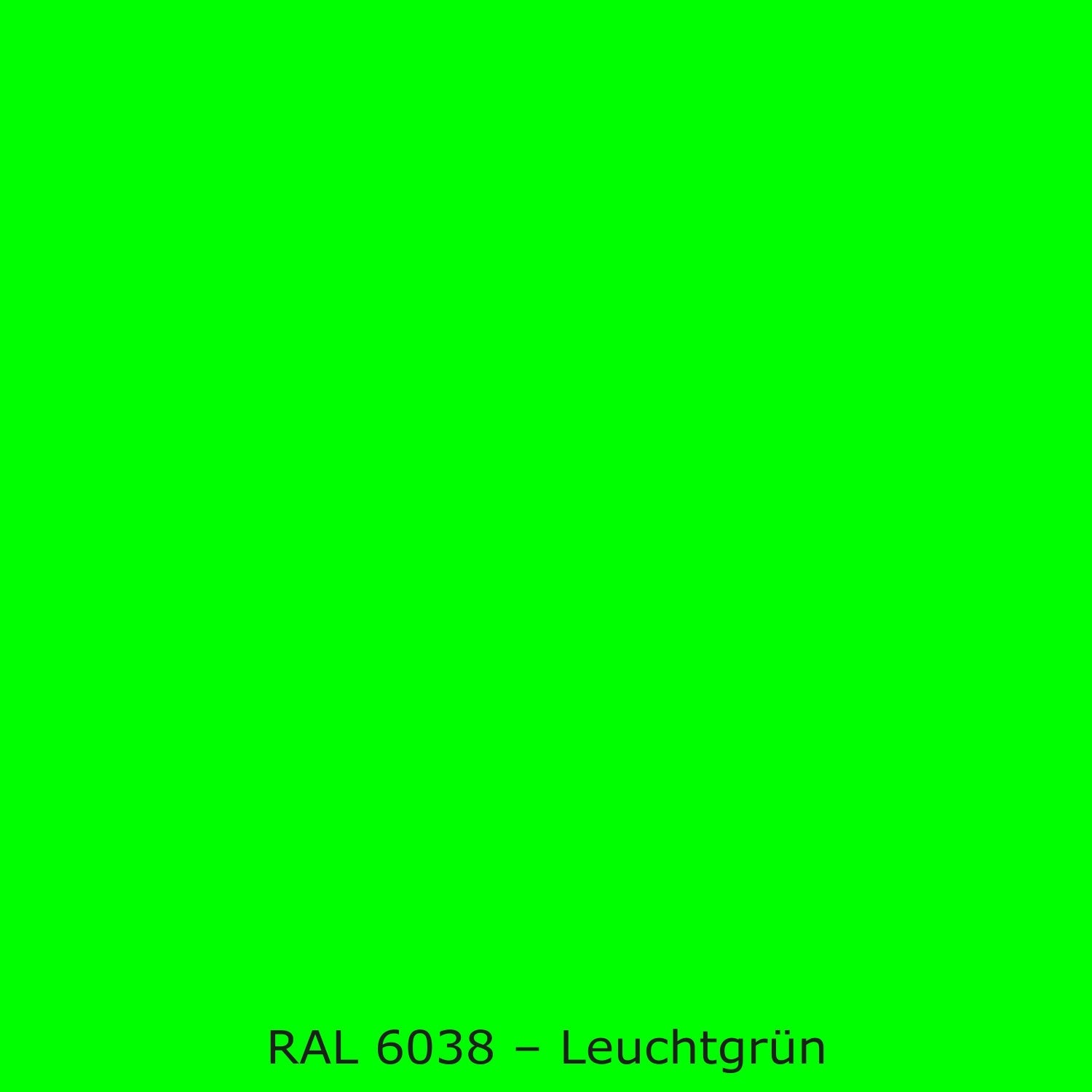 Badrückwand Einfarbig RAL 6038 Leuchtgrün