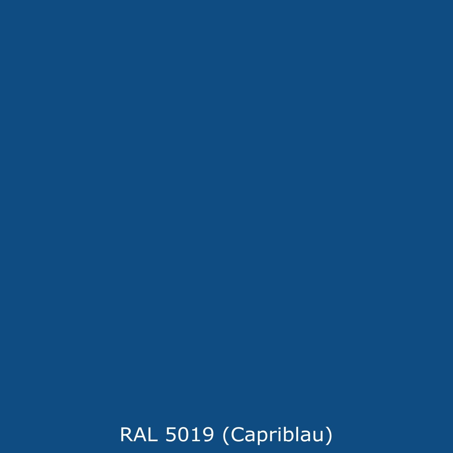 Badrückwand Einfarbig RAL 5019 Capriblau