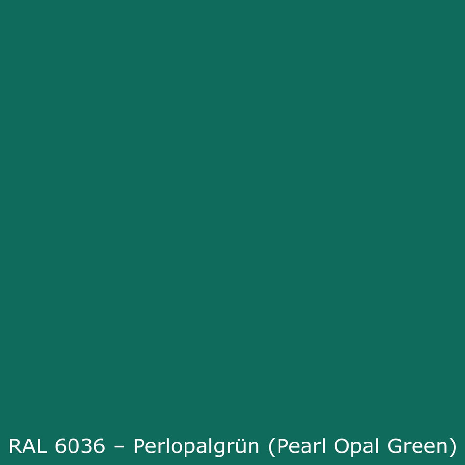 Waschbeckenrückwand Einfarbig RAL 6036 Perlopalgrün