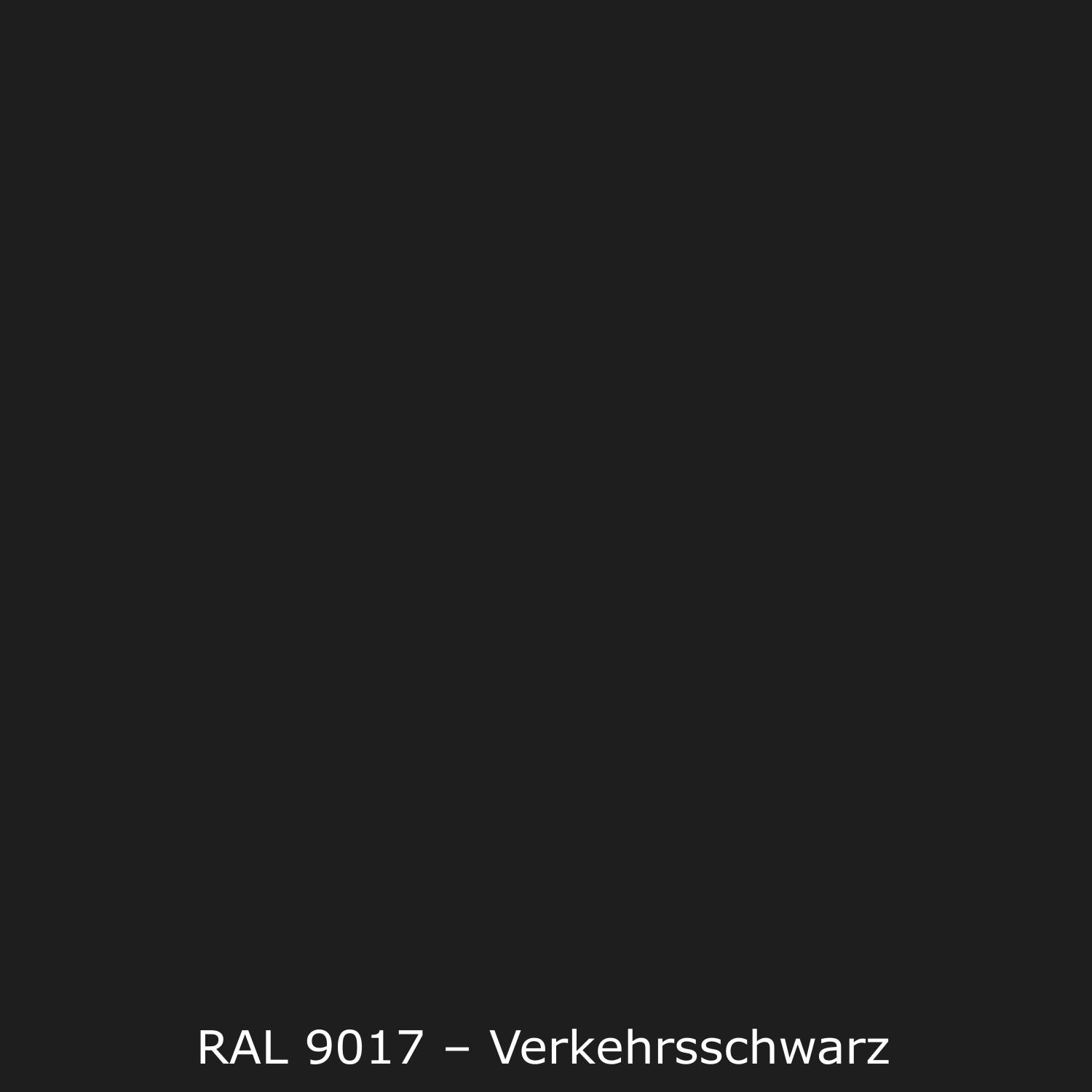 Waschbeckenrückwand Einfarbig RAL 9017 Verkehrsschwarz