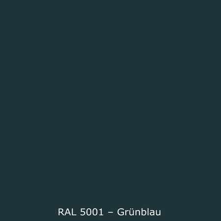 Badrückwand Einfarbig RAL 5001 Grünblau