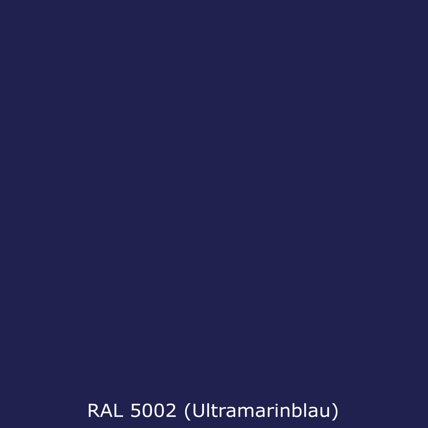 Waschbeckenrückwand Einfarbig RAL 5002 Ultramarinblau