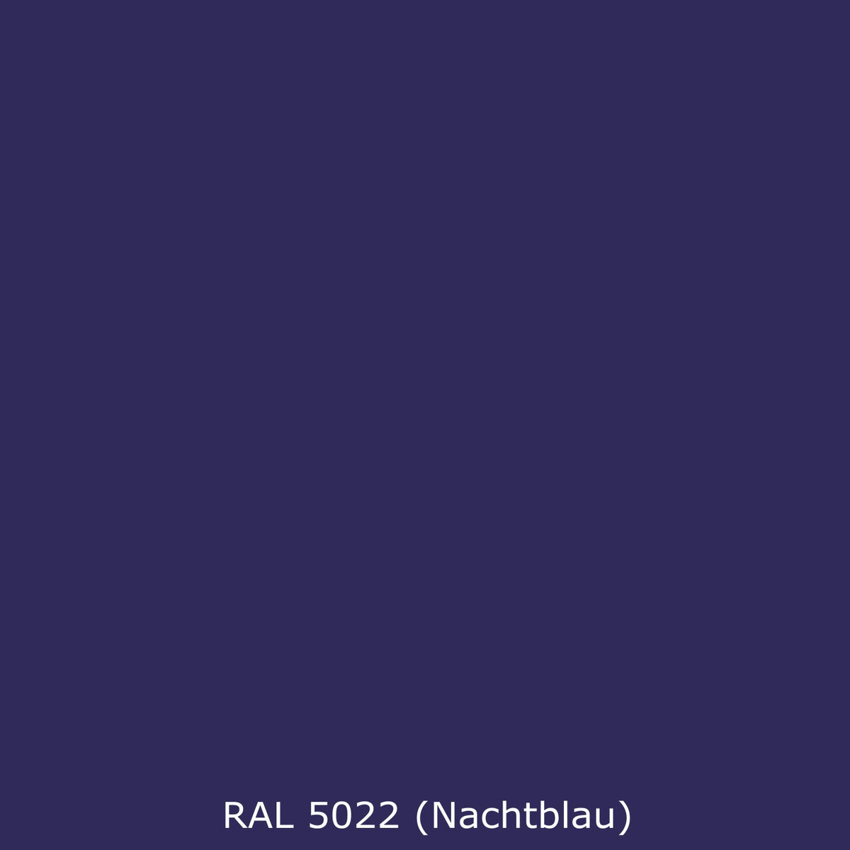 Badrückwand Einfarbig RAL 5022 Nachtblau