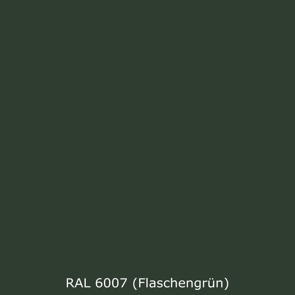 Badrückwand Einfarbig RAL 6007 Flaschengrün