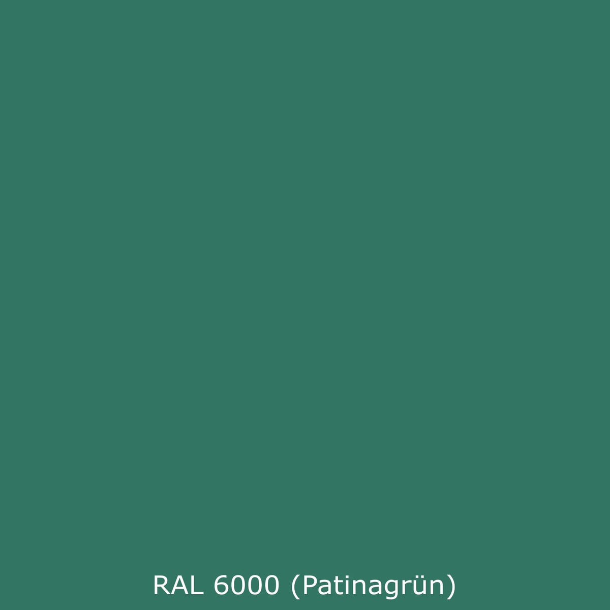 Badrückwand Einfarbig RAL 6000 – Platinagrün
