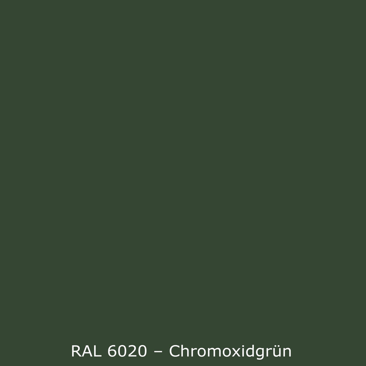 Badrückwand Einfarbig RAL 6020 Chromoxidgrün
