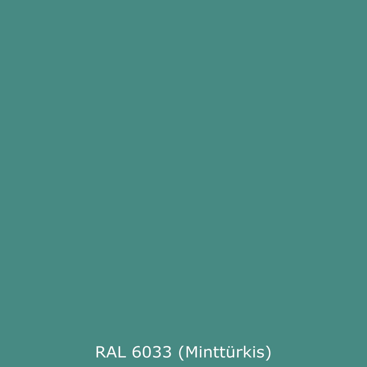 Badrückwand Einfarbig RAL 6033 Minttürkis