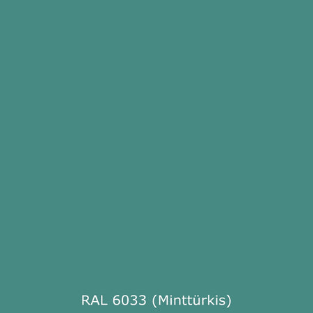 Badrückwand Einfarbig RAL 6033 Minttürkis