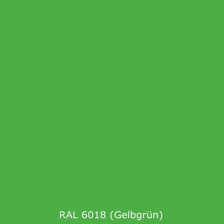 Badrückwand Einfarbig RAL 6018 Gelbgrün