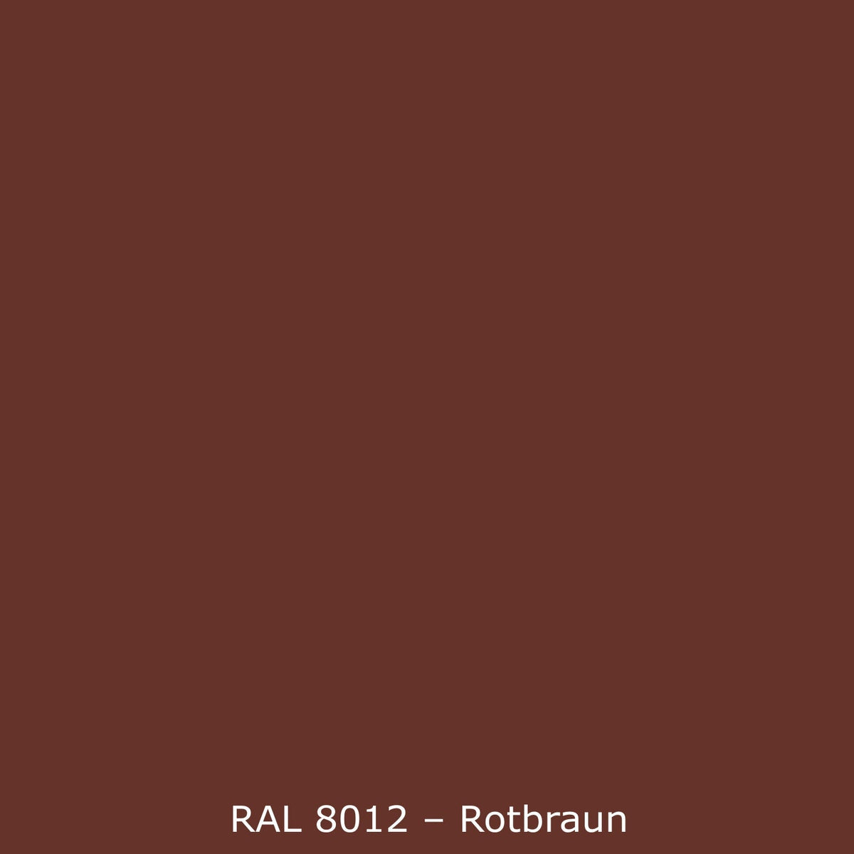 Badrückwand Einfarbig RAL 8012 Rotbraun