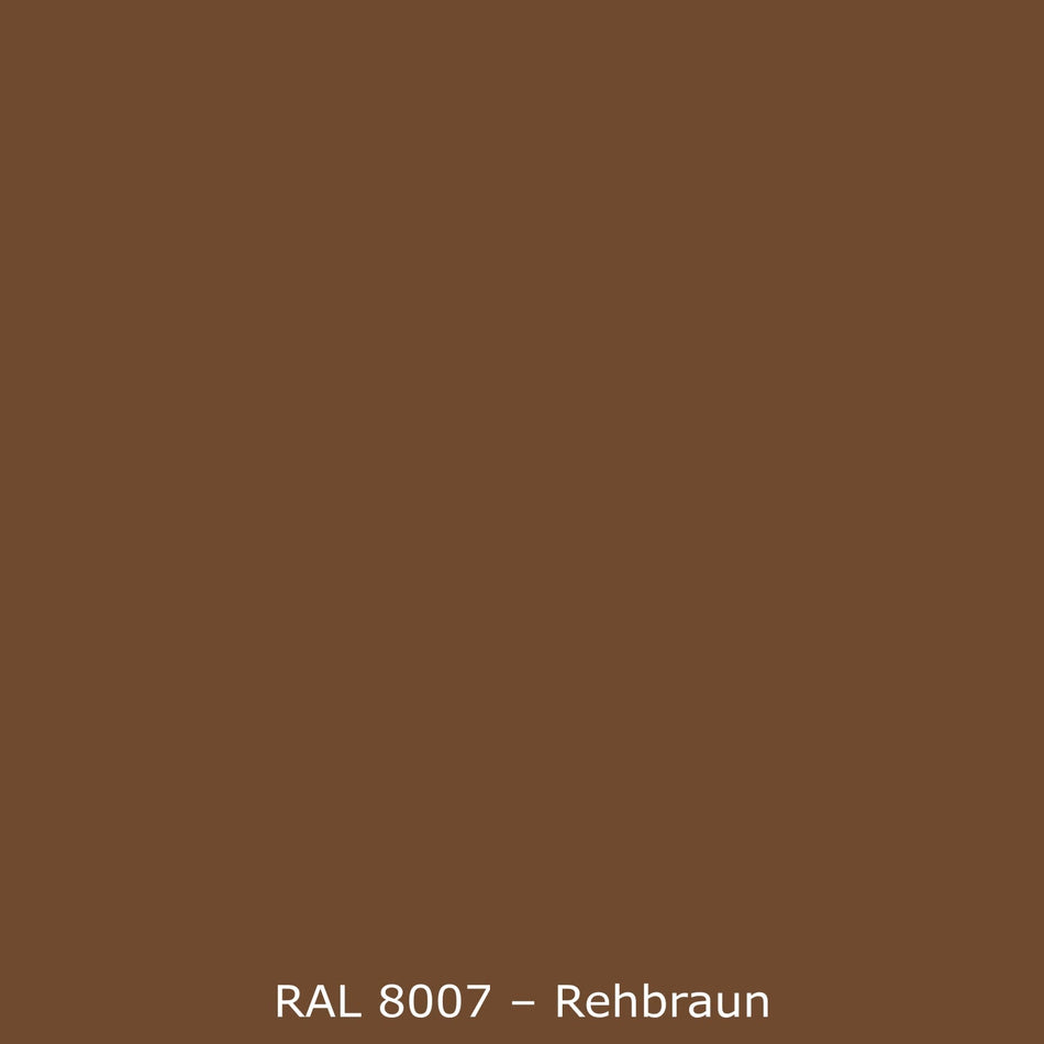 Badewannenverkleidung Einfarbig RAL 8007 Rehbraun