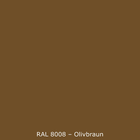 Waschbeckenrückwand Einfarbig RAL 8008 Olivbraun